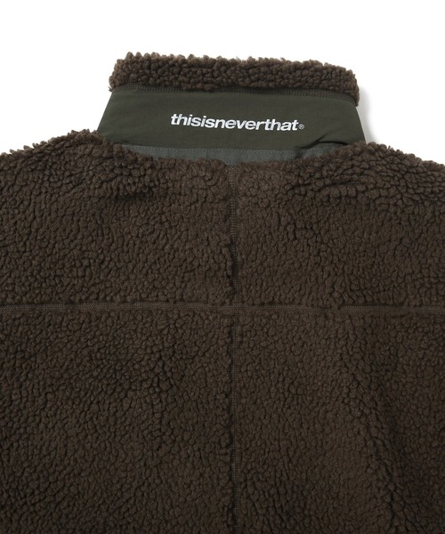 thisisneverthat(ディスイズネバーザット)の「SP Sherpa Fleece Jacket(ブルゾン・メンズ・ブラック/ブラウン/オリーブ/チャコール/ブルー・S/XS/M/XL/L)」の7枚目の写真