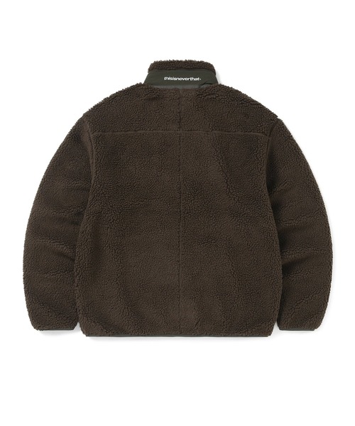 thisisneverthat(ディスイズネバーザット)の「SP Sherpa Fleece Jacket(ブルゾン・メンズ・ブラック/ブラウン/オリーブ/チャコール/ブルー・S/XS/M/XL/L)」の11枚目の写真
