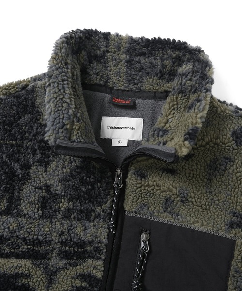 thisisneverthat(ディスイズネバーザット)の「SP Sherpa Fleece Jacket(ブルゾン・メンズ・ブラック/ブラウン/オリーブ/チャコール/ブルー・S/XS/M/XL/L)」の12枚目の写真