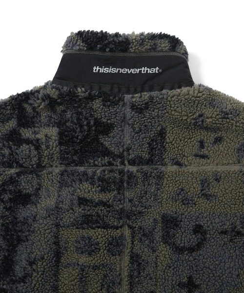 thisisneverthat(ディスイズネバーザット)の「SP Sherpa Fleece Jacket(ブルゾン・メンズ・ブラック/ブラウン/オリーブ/チャコール/ブルー・S/XS/M/XL/L)」の13枚目の写真