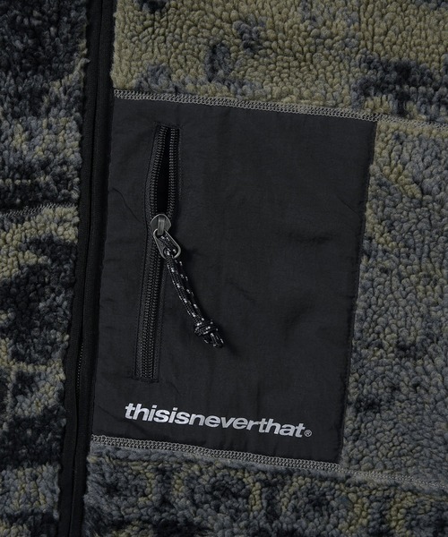 thisisneverthat(ディスイズネバーザット)の「SP Sherpa Fleece Jacket(ブルゾン・メンズ・ブラック/ブラウン/オリーブ/チャコール/ブルー・S/XS/M/XL/L)」の14枚目の写真