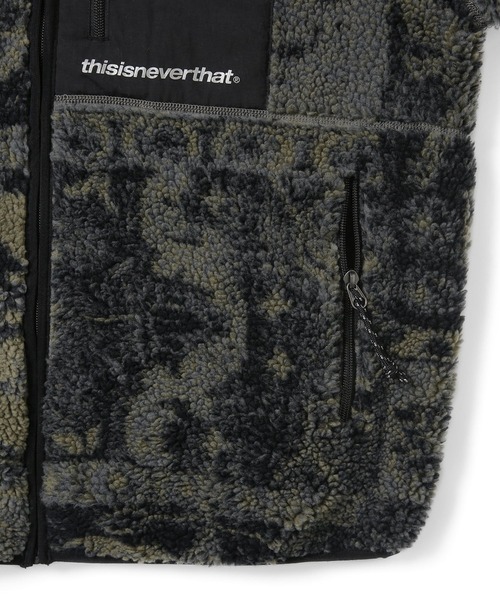 thisisneverthat(ディスイズネバーザット)の「SP Sherpa Fleece Jacket(ブルゾン・メンズ・ブラック/ブラウン/オリーブ/チャコール/ブルー・S/XS/M/XL/L)」の15枚目の写真
