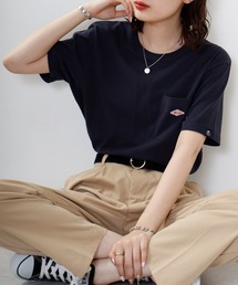 BALL ヘビーウェイトコットン天竺 ポケット付き ワンポイント半袖Tシャツ