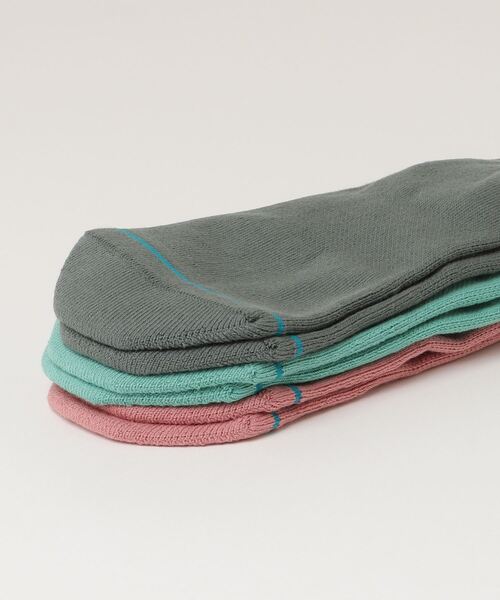 STANCE（スタンス）の「【STANCE/スタンス】ICON 3 PACK 3Pバッククルーソックス（ソックス/靴下・メンズ・グリーン/マルチ/ブラック/ヘザーグレー/ホワイト・LARGE/SMALL）」の6枚目の写真