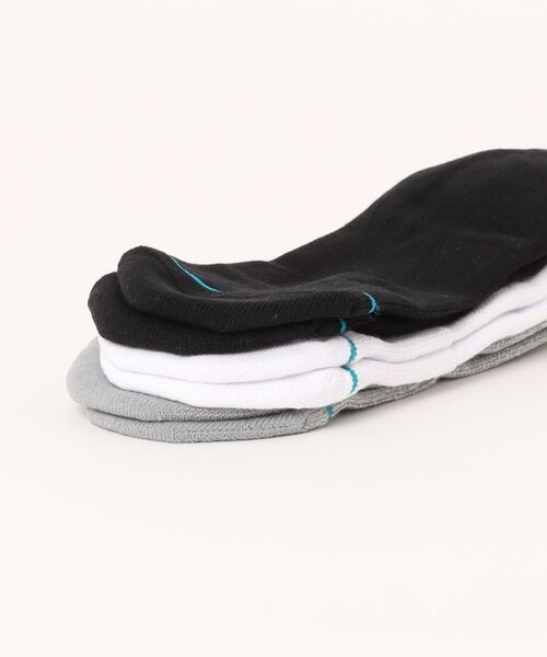 STANCE（スタンス）の「【STANCE/スタンス】ICON 3 PACK 3Pバッククルーソックス（ソックス/靴下・メンズ・グリーン/マルチ/ブラック/ヘザーグレー/ホワイト・LARGE/SMALL）」の10枚目の写真