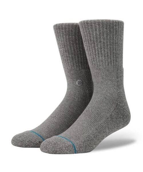 STANCE（スタンス）の「【STANCE/スタンス】ICON 3 PACK 3Pバッククルーソックス（ソックス/靴下・メンズ・グリーン/マルチ/ブラック/ヘザーグレー/ホワイト・LARGE/SMALL）」の20枚目の写真