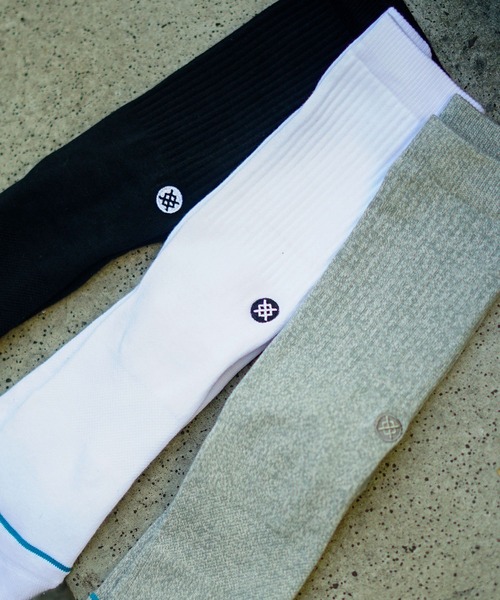STANCE（スタンス）の「【STANCE/スタンス】ICON 3 PACK 3Pバッククルーソックス（ソックス/靴下・メンズ・グリーン/マルチ/ブラック/ヘザーグレー/ホワイト・LARGE/SMALL）」の17枚目の写真