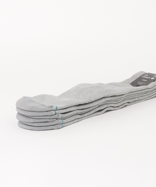 STANCE（スタンス）の「【STANCE/スタンス】ICON 3 PACK 3Pバッククルーソックス（ソックス/靴下・メンズ・グリーン/マルチ/ブラック/ヘザーグレー/ホワイト・LARGE/SMALL）」の19枚目の写真