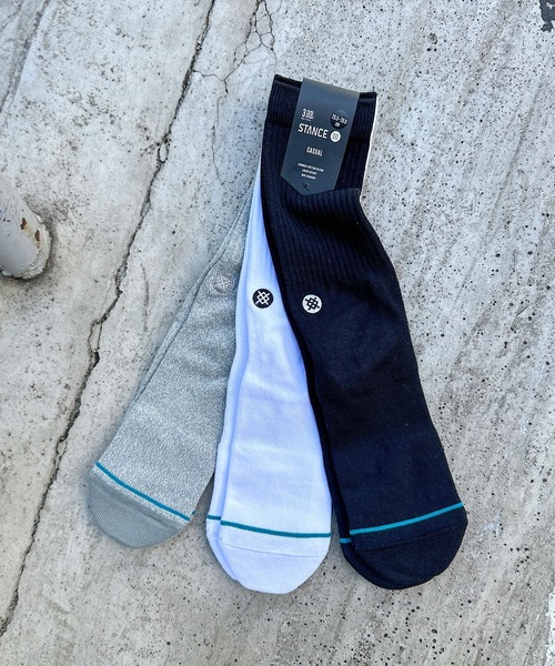 STANCE（スタンス）の「【STANCE/スタンス】ICON 3 PACK 3Pバッククルーソックス（ソックス/靴下・メンズ・グリーン/マルチ/ブラック/ヘザーグレー/ホワイト・LARGE/SMALL）」の18枚目の写真