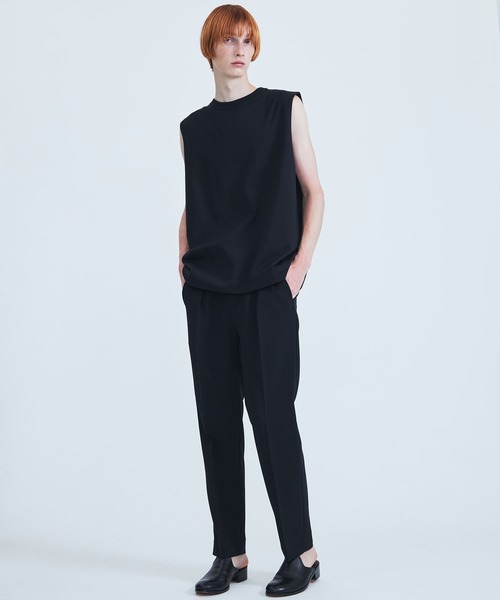 NOISE MAKER（ノイズメーカー）の「【NOISEMAKER/ノイズメーカー】STUDIOUS別注 NO SLEEVE TEE（Tシャツ/カットソー・メンズ・ブラック/ホワイト・M/L）」の10枚目の写真