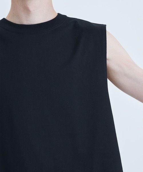 NOISE MAKER（ノイズメーカー）の「【NOISEMAKER/ノイズメーカー】STUDIOUS別注 NO SLEEVE TEE（Tシャツ/カットソー・メンズ・ブラック/ホワイト・M/L）」の15枚目の写真