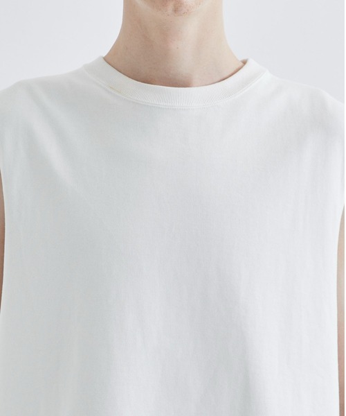 NOISE MAKER（ノイズメーカー）の「【NOISEMAKER/ノイズメーカー】STUDIOUS別注 NO SLEEVE TEE（Tシャツ/カットソー・メンズ・ブラック/ホワイト・M/L）」の21枚目の写真