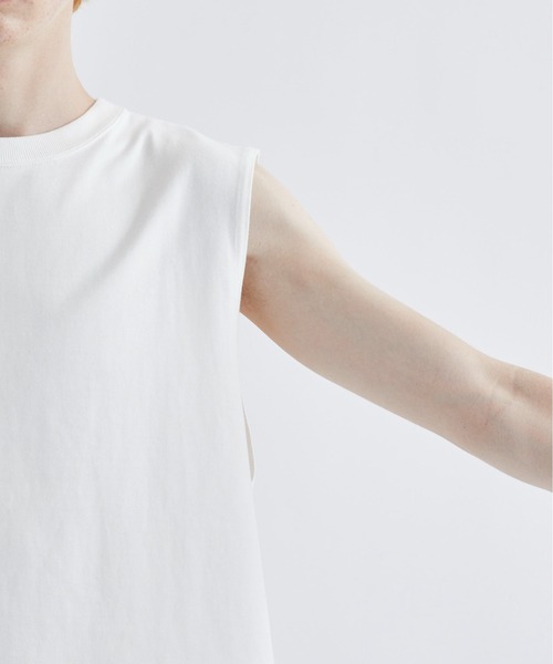 NOISE MAKER（ノイズメーカー）の「【NOISEMAKER/ノイズメーカー】STUDIOUS別注 NO SLEEVE TEE（Tシャツ/カットソー・メンズ・ブラック/ホワイト・M/L）」の22枚目の写真