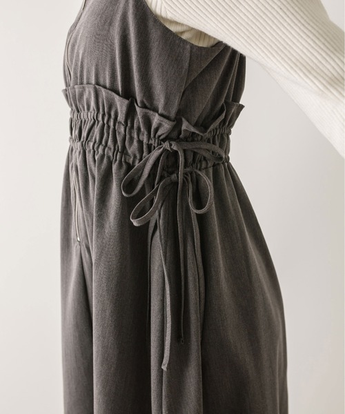 OLIVE des OLIVE(オリーブデオリーブ)の「フロントZIPフリルキャミワンピース 1032090120(ワンピース・レディース・ラベンダー/トップグレー/ブラック・FREE)」の17枚目の写真