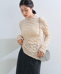 Ray BEAMS | Ray BEAMS / ベロア シャーリング ハイネック プルオーバー(Tシャツ/カットソー)