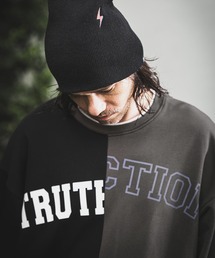 NOISESCAPE（ノイズスケープ）の「msw1355-Remake like design sweatshirt スウェット（スウェット）」