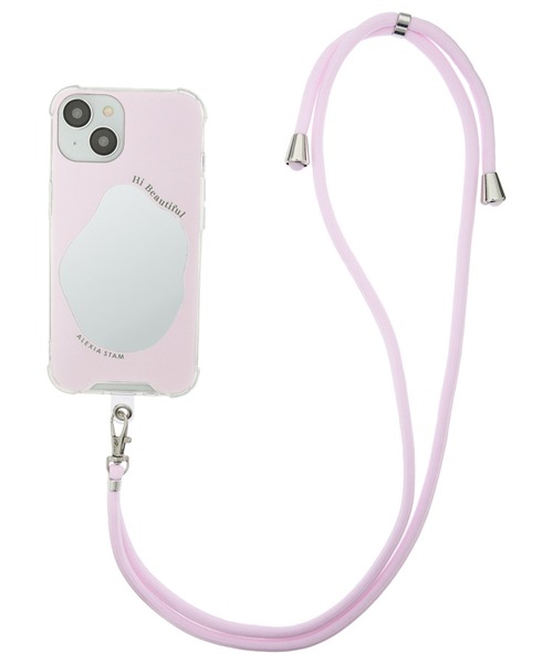 ALEXIA STAM(アリシアスタン)の「Mirror iPhone Case With Strap /ストラップ付ミラーiPhoneケース(スマホケース/カバー・レディース・ピンク/ベージュ・A/C/F/B/D)」の15枚目の写真