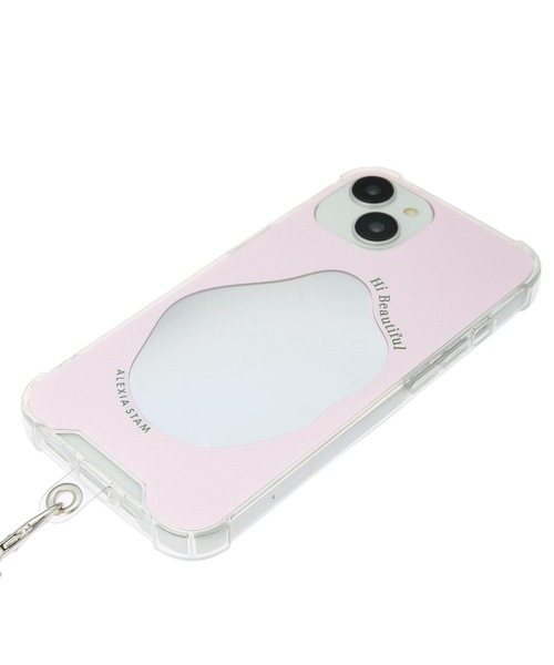 ALEXIA STAM(アリシアスタン)の「Mirror iPhone Case With Strap /ストラップ付ミラーiPhoneケース(スマホケース/カバー・レディース・ピンク/ベージュ・A/C/F/B/D)」の17枚目の写真