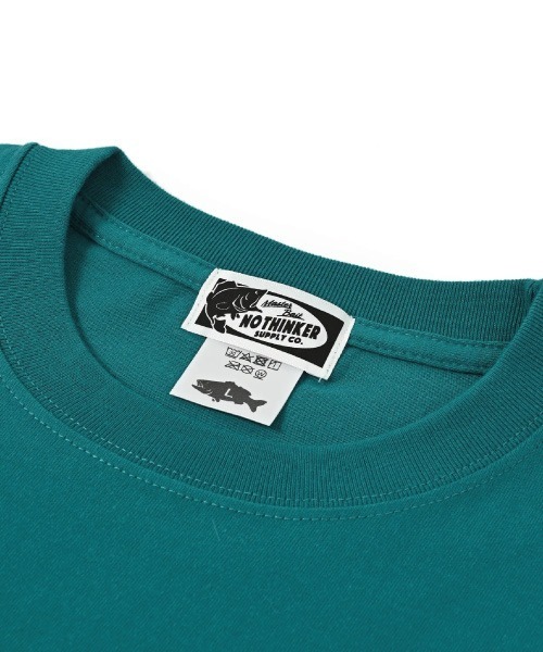 NOTHINKER(ノーシンカー)の「Big bass hunting Viewfinder T-shirt(Tシャツ/カットソー・メンズ・オリーブ/グリーン系その他/グレー・LARGE/SMALL/MEDIUM/X-LARGE/XX-LARGE)」の14枚目の写真