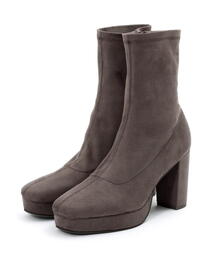 EDIT COLOGNE | ストーム付きストレッチショートブーツ(ブーツ)