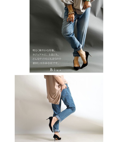 GOLDJAPAN(ゴールドジャパン)の「ウエストゴムストレッチデニム『大きいサイズ対応』(デニムパンツ・レディース・ブルー/ワンウォッシュ/ネイビー・3L/4L/5L/6L/L/LL)」の13枚目の写真
