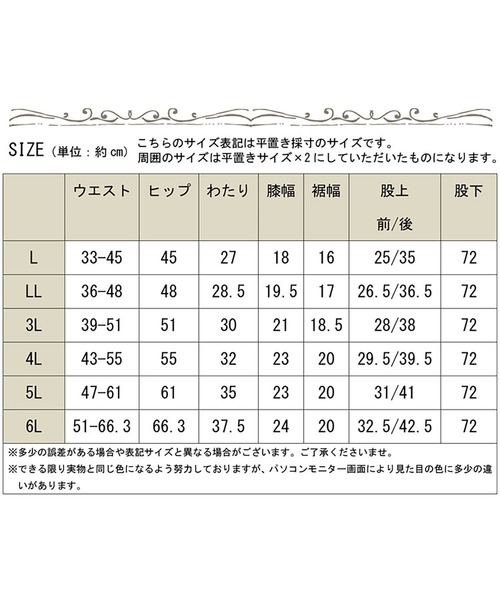 GOLDJAPAN(ゴールドジャパン)の「ウエストゴムストレッチデニム『大きいサイズ対応』(デニムパンツ・レディース・ブルー/ワンウォッシュ/ネイビー・3L/4L/5L/6L/L/LL)」の4枚目の写真