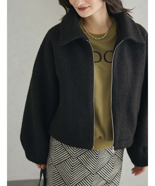 fifth（フィフス）の「ボアショートコート（その他アウター・レディース・モカ/アイボリー/ブラック・M）」の22枚目の写真