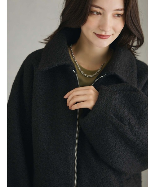 fifth（フィフス）の「ボアショートコート（その他アウター・レディース・モカ/アイボリー/ブラック・M）」の21枚目の写真