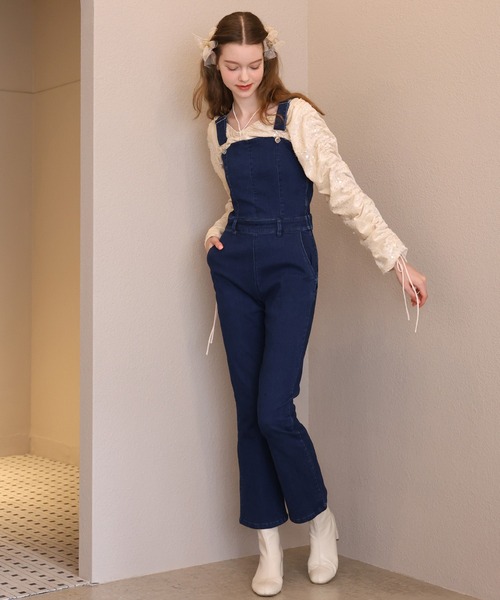 Seemi. byNICECLAUP（ シーミーバイナイスクラップ）の「キラキラシャーリングトップス（シャツ/ブラウス・レディース・ベージュ/グレー/ピンク・FREE）」の8枚目の写真