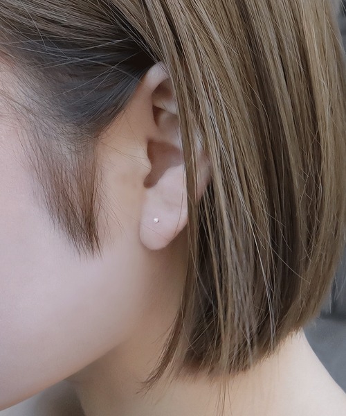 blackdia ocean(ブラックダイヤオーシャン)の「blackdia ocean ボールデザインスタッドピアスsilver925(ピアス(両耳用)・レディース・ピンク系その他/ゴールド系その他2/ゴールド系その他3/ゴールド系その他4/ピンク系その他2/ピンク系その他3/ピンク系その他4/シルバー系その他/ゴールド/ゴールド系その他/ピンク/シルバー系その他3/シルバー/シルバー系その他2/シルバー系その他4・FREE)」の7枚目の写真