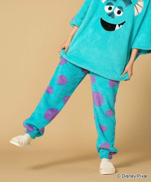 Disney(ディズニー)の「【DISNEY/ディズニー】ボアパンツ(スウェットパンツ・レディース・ライトグリーン/ピンク系その他/イエロー/ブルー/ピンク/ターコイズブルー/ダークブラウン/ブラウン/ホワイト・MEDIUM/LARGE)」の5枚目の写真