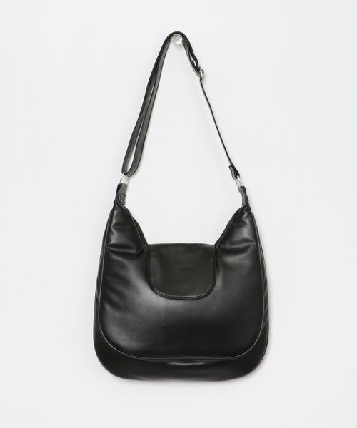 SENSE OF PLACE by URBAN RESEARCH（センスオブプレイスバイアーバンリサーチ）の「フェイクレザーパデットショルダーバッグ（ショルダーバッグ・メンズ・カーキ/ブラック・ONE）」の10枚目の写真