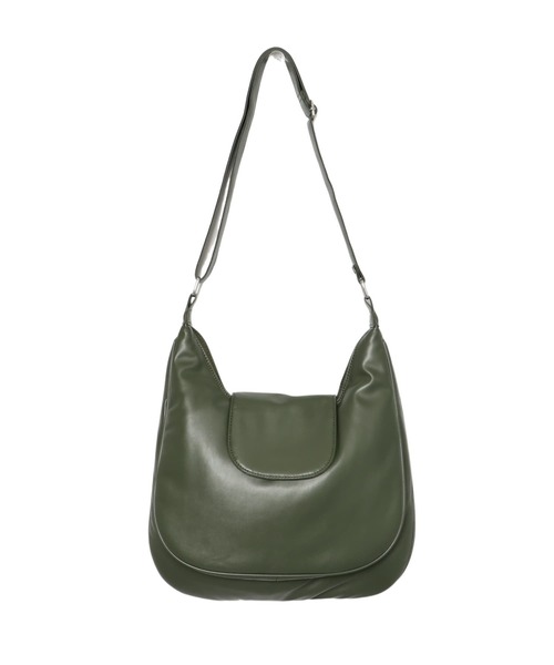 SENSE OF PLACE by URBAN RESEARCH（センスオブプレイスバイアーバンリサーチ）の「フェイクレザーパデットショルダーバッグ（ショルダーバッグ・メンズ・カーキ/ブラック・ONE）」の14枚目の写真