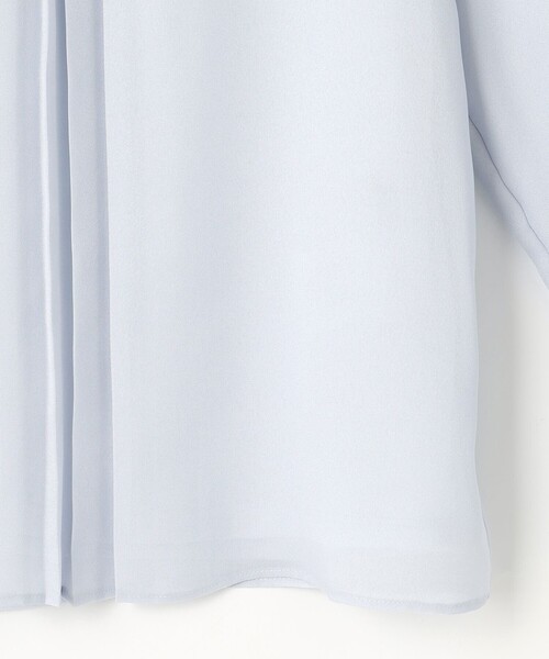 J.PRESS Ladies(J.プレス レディス)の「プリーツシフォン カットソー(Tシャツ/カットソー・レディース・ベージュ系/ホワイト系・SMALL)」の15枚目の写真