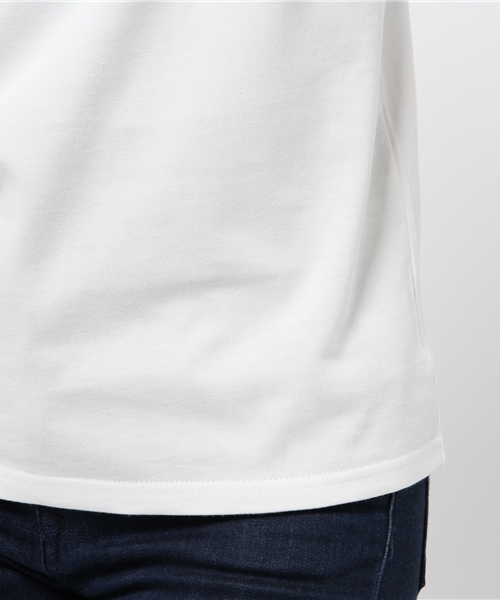HARE（ハレ）の「ソデフハクキリカエカットソー(HARE)（Tシャツ/カットソー・レディース・ネイビー/オフホワイト・FREE）」の6枚目の写真