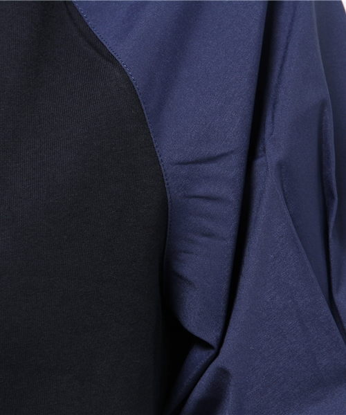 HARE（ハレ）の「ソデフハクキリカエカットソー(HARE)（Tシャツ/カットソー・レディース・ネイビー/オフホワイト・FREE）」の8枚目の写真