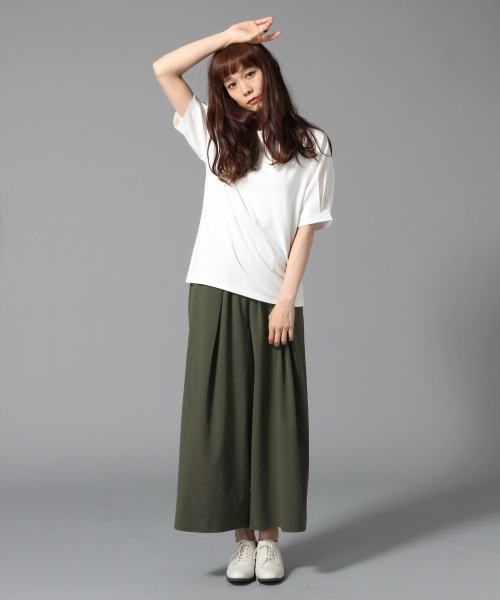 HARE（ハレ）の「ソデフハクキリカエカットソー(HARE)（Tシャツ/カットソー・レディース・ネイビー/オフホワイト・FREE）」の13枚目の写真