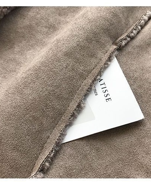 Primazel（プリマゼル）の「フェイクムートンもこもこボアファーベスト（その他アウター・レディース・アイボリー/モカ/キャメル・M）」の11枚目の写真