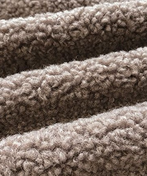 Primazel（プリマゼル）の「フェイクムートンもこもこボアファーベスト（その他アウター・レディース・アイボリー/モカ/キャメル・M）」の13枚目の写真