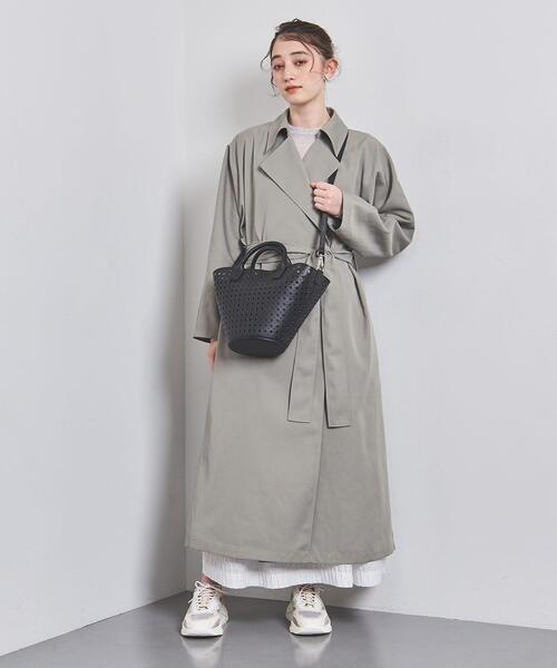 UNITED ARROWS(ユナイテッドアローズ)の「カットワーク トートバッグ(トートバッグ・レディース・ライトグレー/ブラック・FREE)」の5枚目の写真