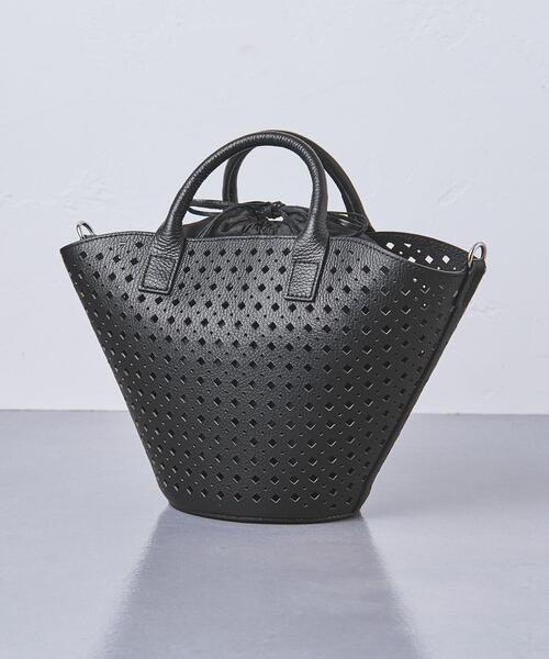 UNITED ARROWS(ユナイテッドアローズ)の「カットワーク トートバッグ(トートバッグ・レディース・ライトグレー/ブラック・FREE)」の21枚目の写真