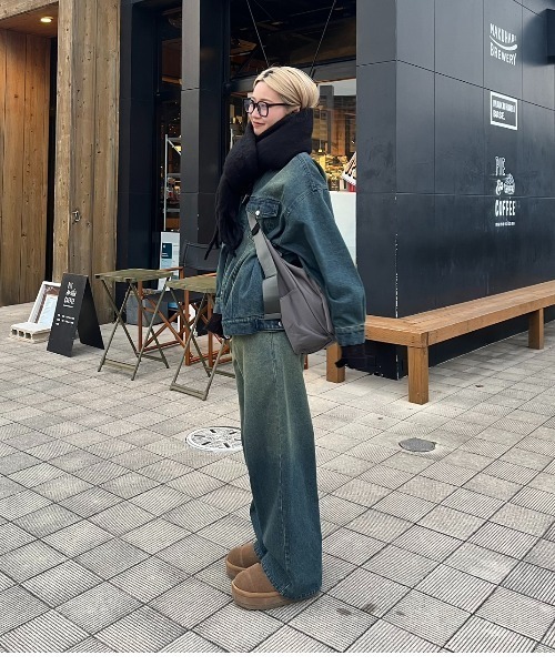 ADAMASTE（アダマスト）の「13オンスヴィンテージライクグラデーションデニムパンツ（デニムパンツ・メンズ・ブラック/ブルー・MEDIUM/LARGE）」の11枚目の写真