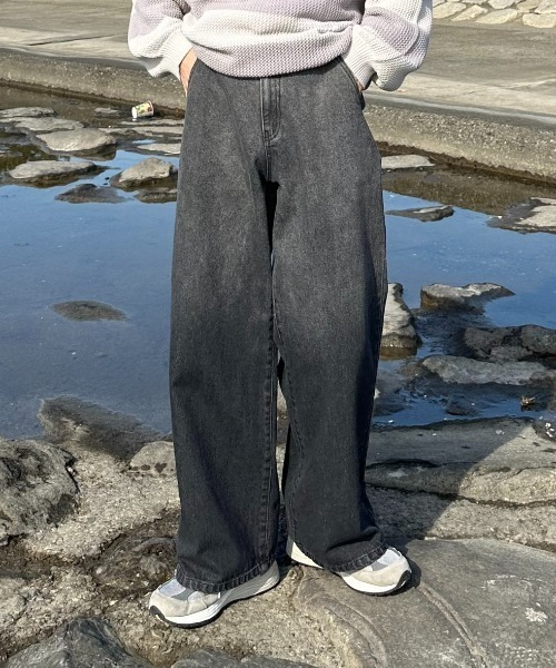 ADAMASTE（アダマスト）の「13オンスヴィンテージライクグラデーションデニムパンツ（デニムパンツ・メンズ・ブラック/ブルー・MEDIUM/LARGE）」の16枚目の写真