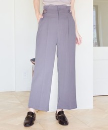 mysty woman | サイドボタンハイウエストパンツ 996917(その他パンツ)