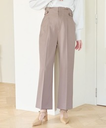 mysty woman | サイドボタンハイウエストパンツ 996917(その他パンツ)