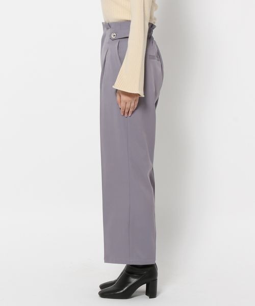 mysty woman（ミスティウーマン）の「サイドボタンハイウエストパンツ 996917（その他パンツ・レディース・ブルー系その他/アイボリー/ピンクベージュ・FREE）」の16枚目の写真
