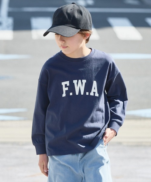 GLOBAL WORK（グローバルワーク）の「ヘビロッTEE/プリント長袖/976036（Tシャツ/カットソー・キッズ・グレイッシュベージュ/ホワイト系7/ホワイト系5/ホワイト系8/ホワイト系4/チャコール/ホワイト系6/その他1/その他/グリーン/ネイビー/杢グレー・130cm/150cm/170cm/120cm/140cm/160cm）」の10枚目の写真