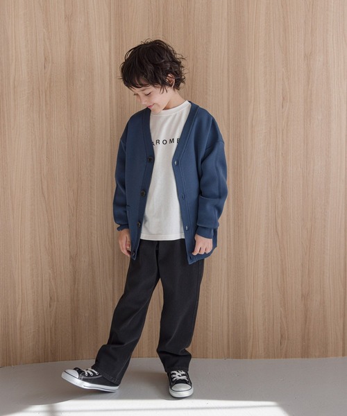 GLOBAL WORK（グローバルワーク）の「ヘビロッTEE/プリント長袖/976036（Tシャツ/カットソー・キッズ・グレイッシュベージュ/ホワイト系7/ホワイト系5/ホワイト系8/ホワイト系4/チャコール/ホワイト系6/その他1/その他/グリーン/ネイビー/杢グレー・130cm/150cm/170cm/120cm/140cm/160cm）」の15枚目の写真