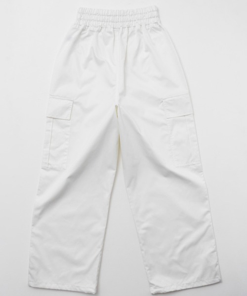 RICH MIX（リッチミックス）の「RICH MIX リッチミックス レースアップ リボン カーゴパンツ（カーゴパンツ・キッズ・ホワイト・120/130/150/160/140）」の4枚目の写真