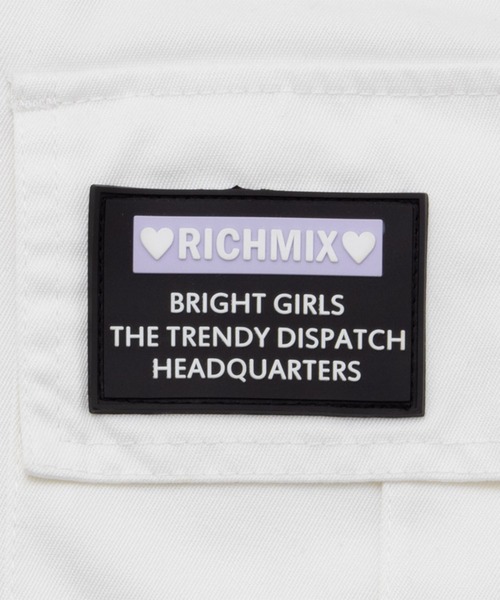RICH MIX（リッチミックス）の「RICH MIX リッチミックス レースアップ リボン カーゴパンツ（カーゴパンツ・キッズ・ホワイト・120/130/150/160/140）」の9枚目の写真